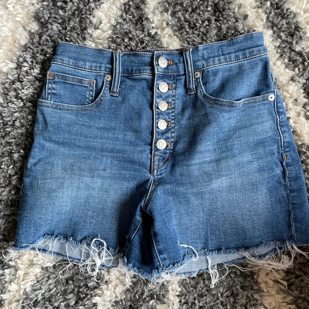 Madewell High Rise Denim Shorts